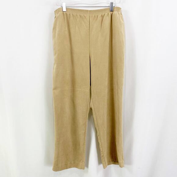 ALFRED DUNNER Tan Gartered Trouser - Picture 2 of 10